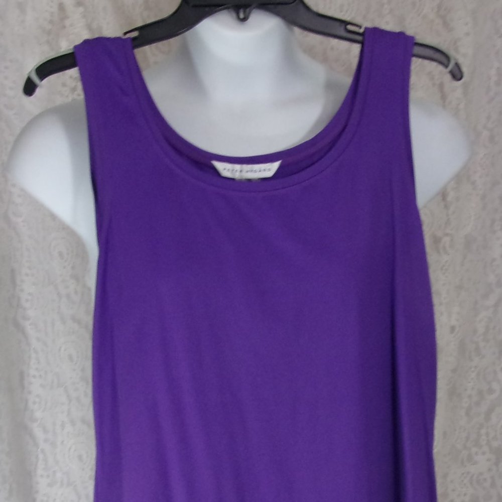 Peter Nygard Purple Stretch Tank Top NWOT Size L
